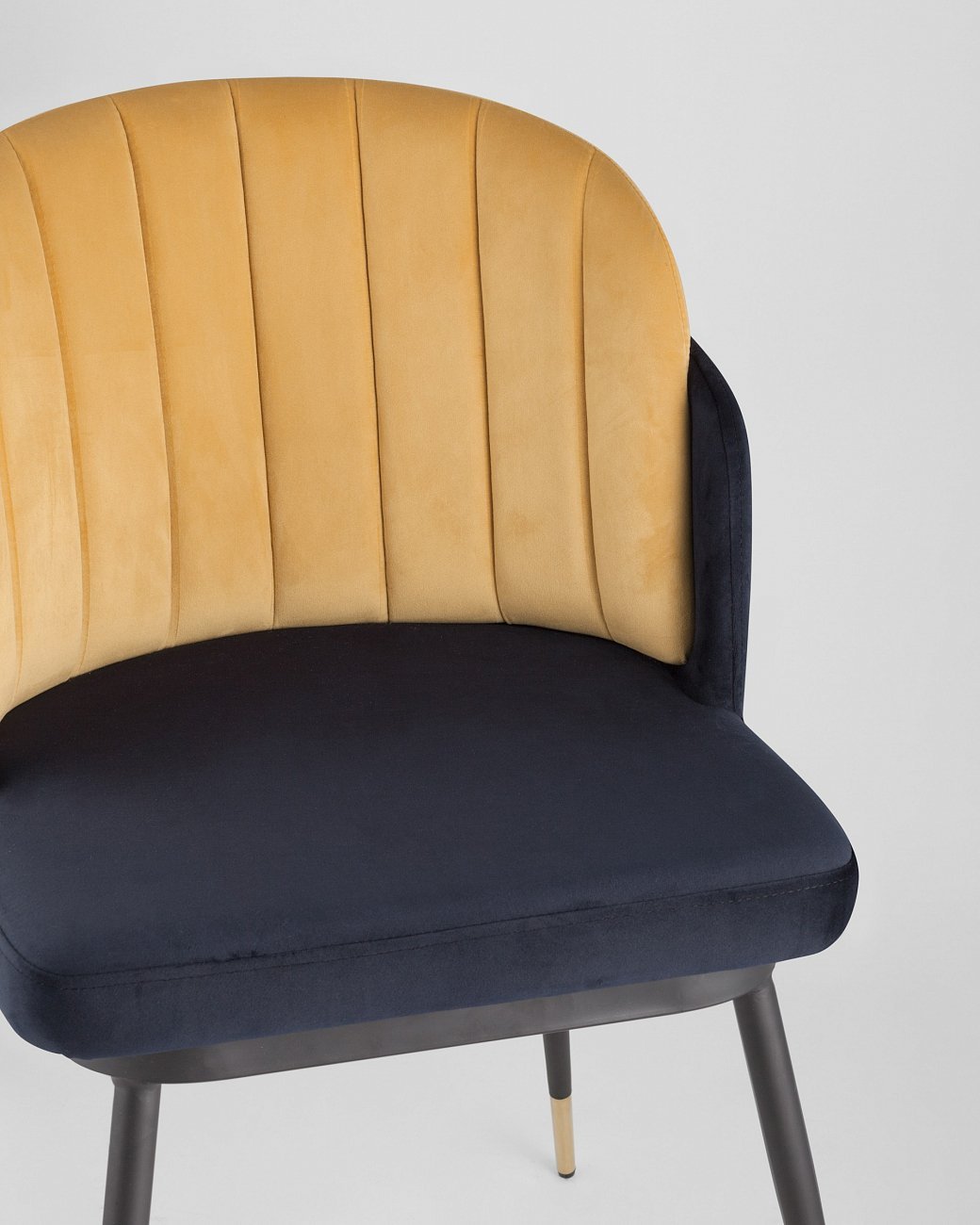 Стул со спинкой синий "Пенелопа" STOOL GROUP ДИЗАЙНЕРСКИЕ, ИНТЕРЬЕРНЫЕ 00-3946262 Желтый;синий  - Вид №8