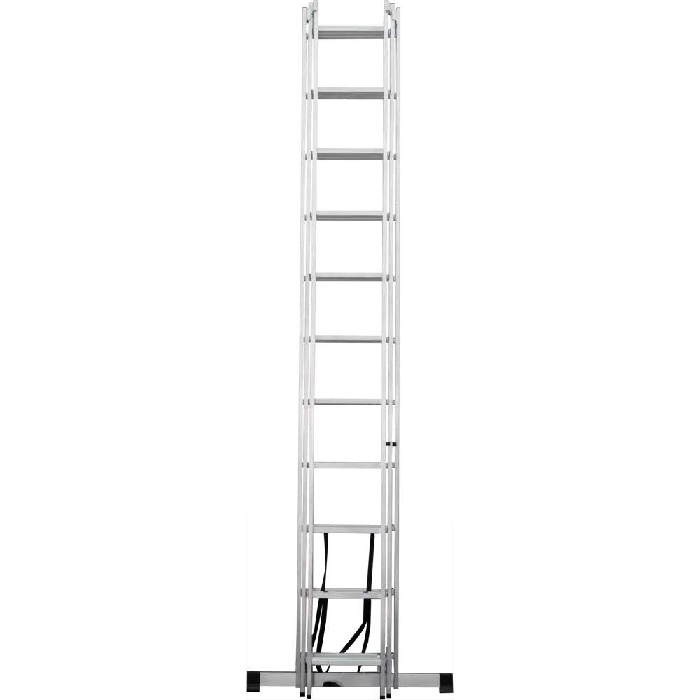 Лестница раскладная выдвижная 3-секционная Standers до 6.45 м 11 ступеней STLM-2080721 - Вид №4