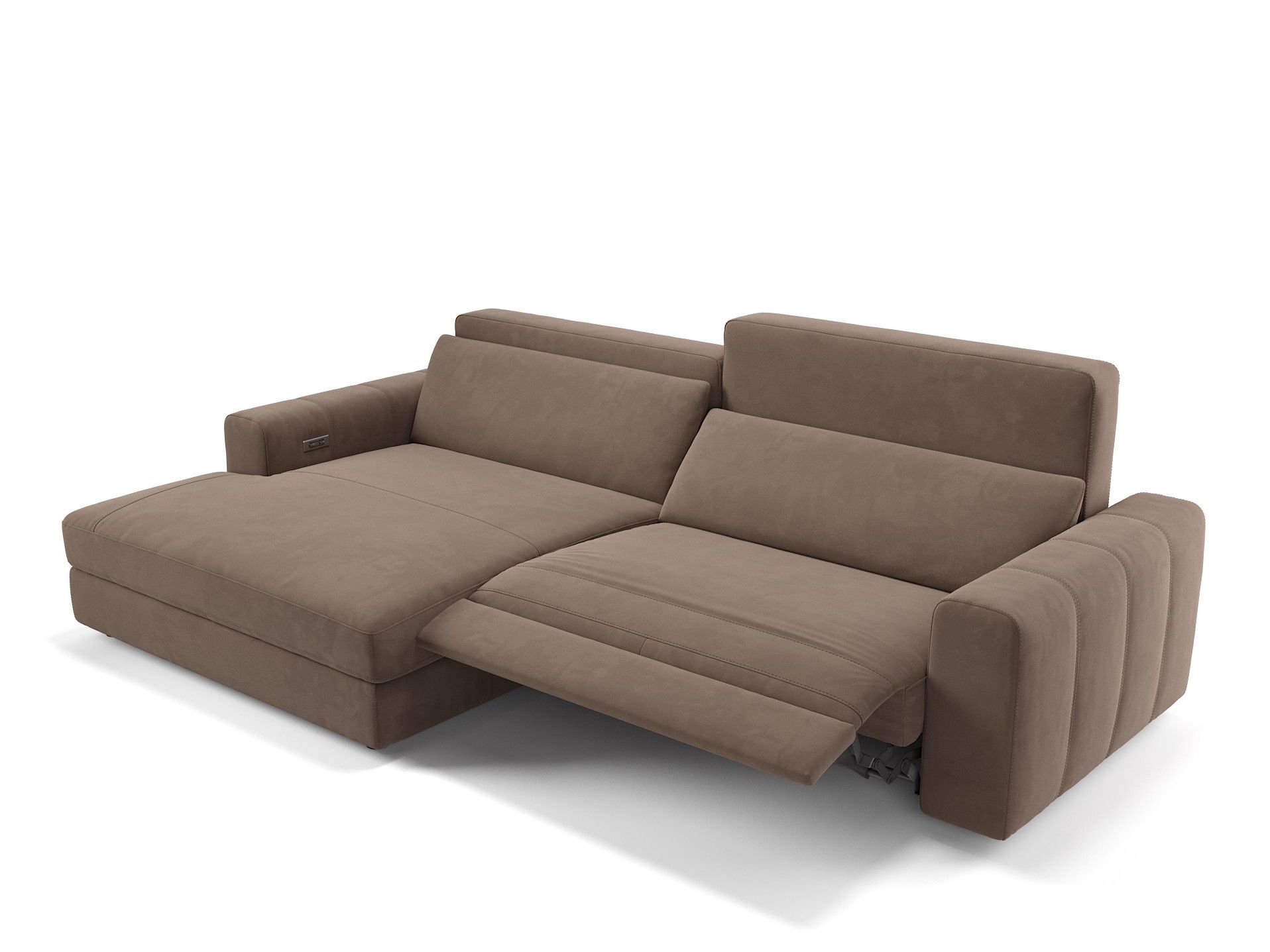 Тканевый диван с полуостровом Sofanella Capri ARCH-00024564