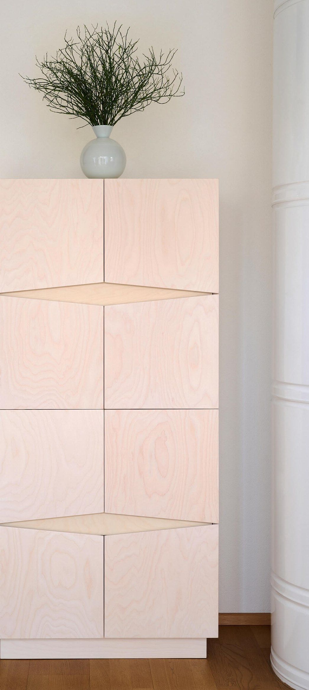 Березовый шкаф с распашными дверцами Radis LOXI ARCH-00112615 - Вид №4