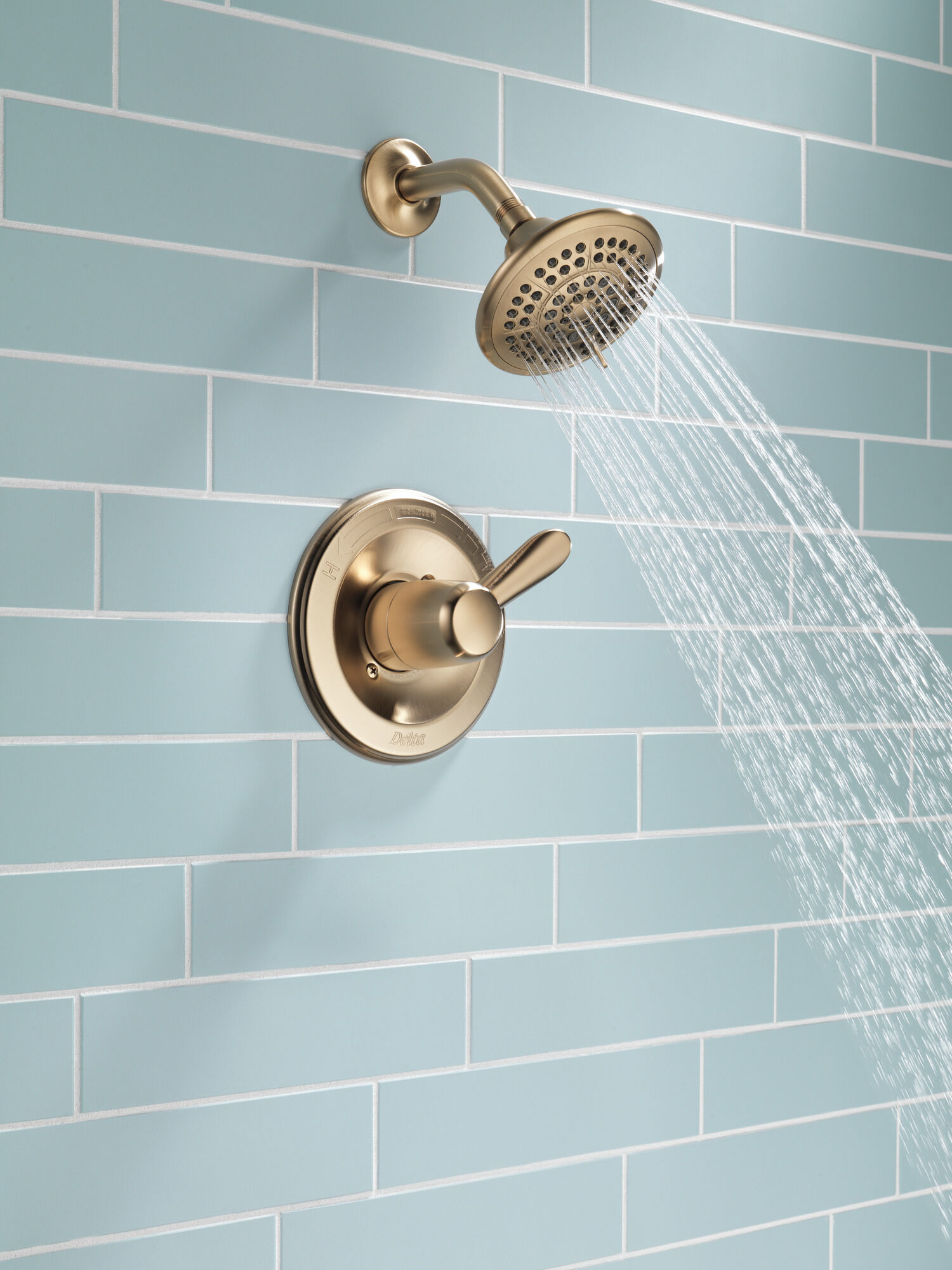 T14238-CZ Облицовка для душа Monitor® серии 14 Delta Faucet Lahara Шампанское бронза  - Вид №5