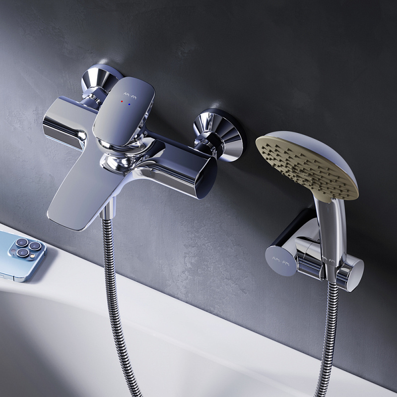 F70A15000 Spirit V2.0 смеситель д/ванны/душа душ.набор хром шт. AM.PM Spirit 2.0 
