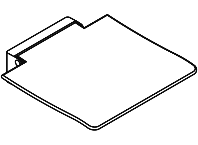 950.51.41090 Мобильное складное сиденье 450 HEWI System 800 K  - Вид №2
