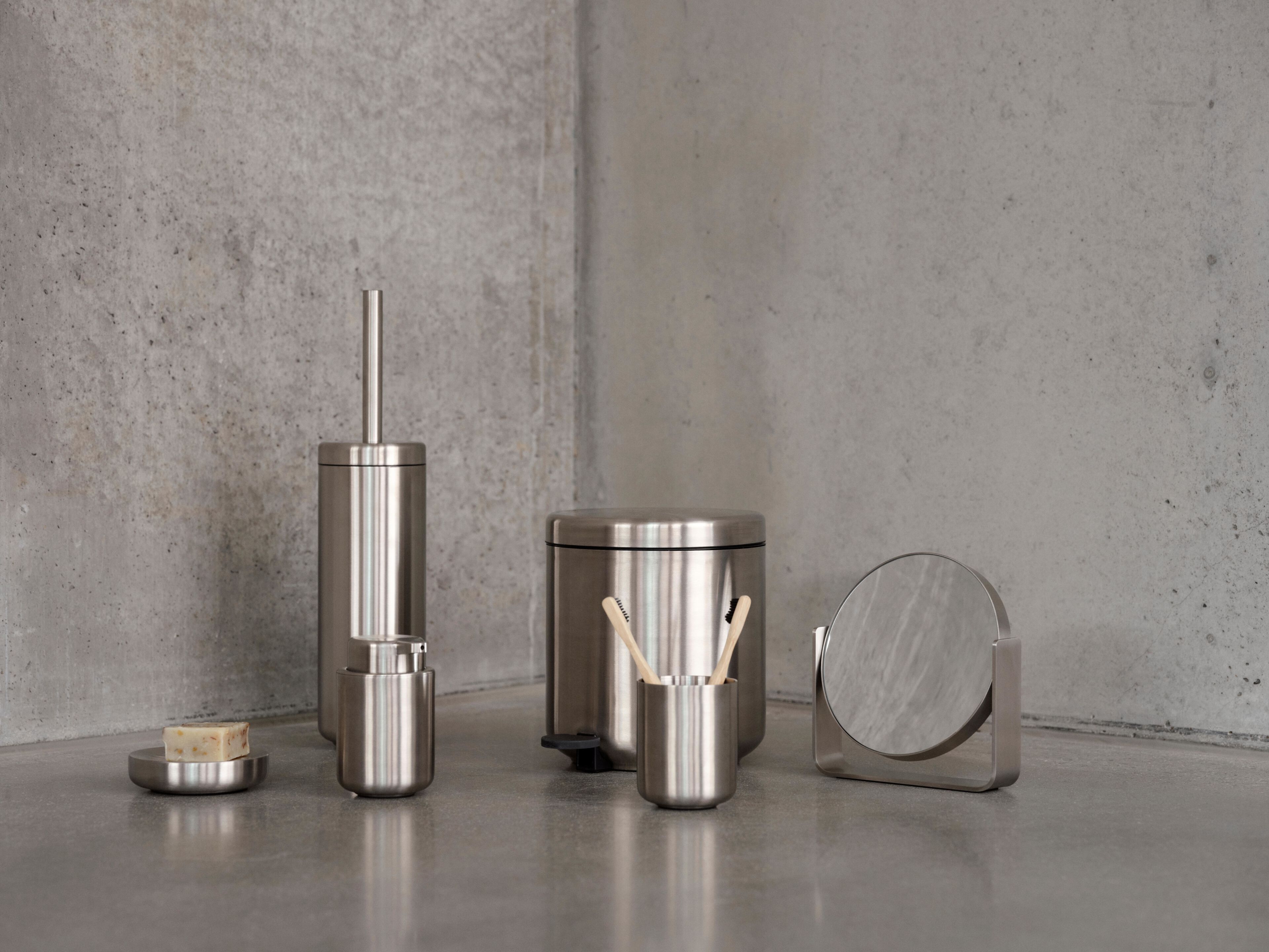 Мусорная корзина из нержавеющей стали ZONE DENMARK Ume ARCH-00014855 - Вид №3