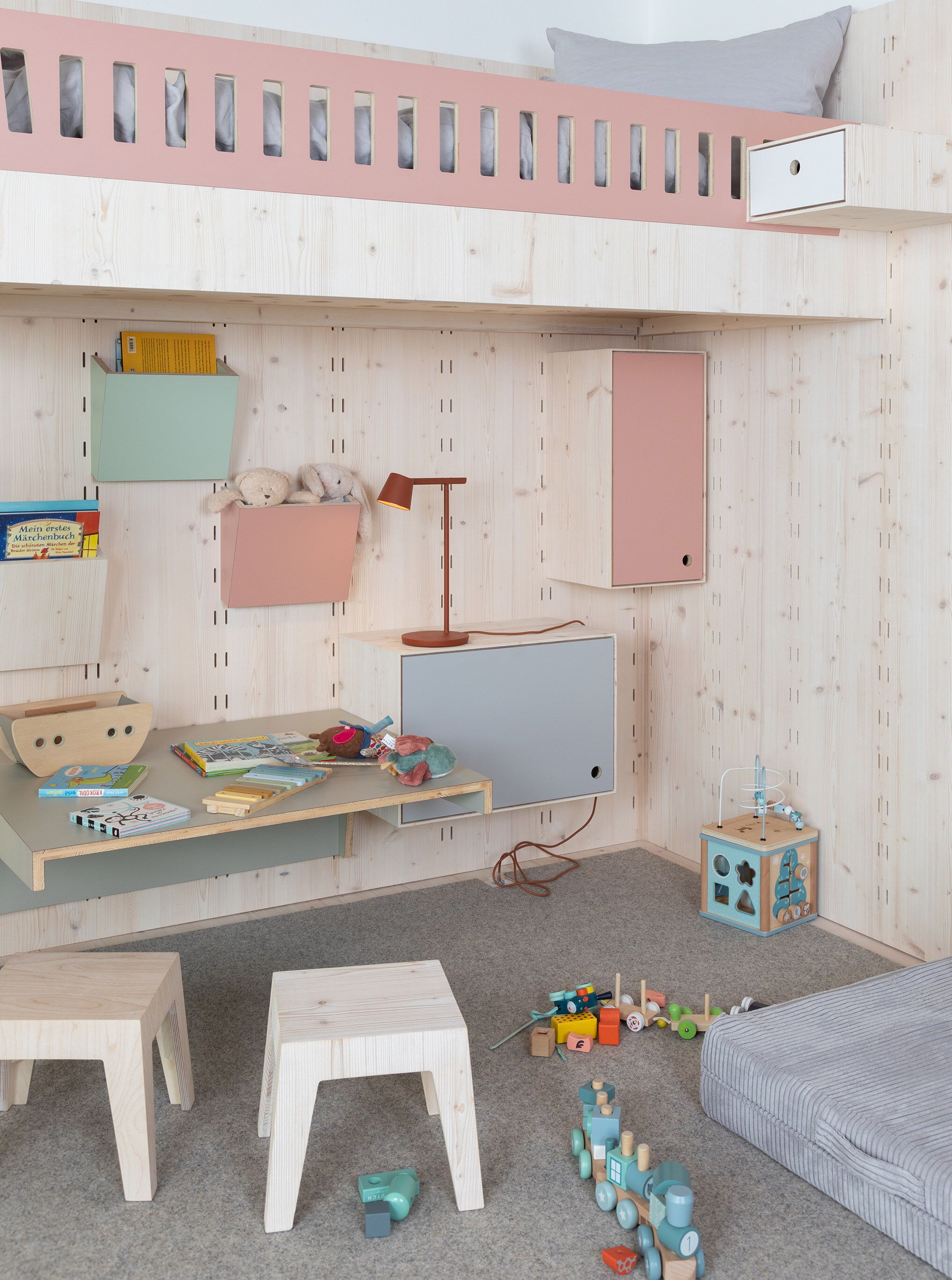 Деревянный шкаф для хранения для детских комнат Das ganze Leben Gustav Kids ARCH-00141628 - Вид №5