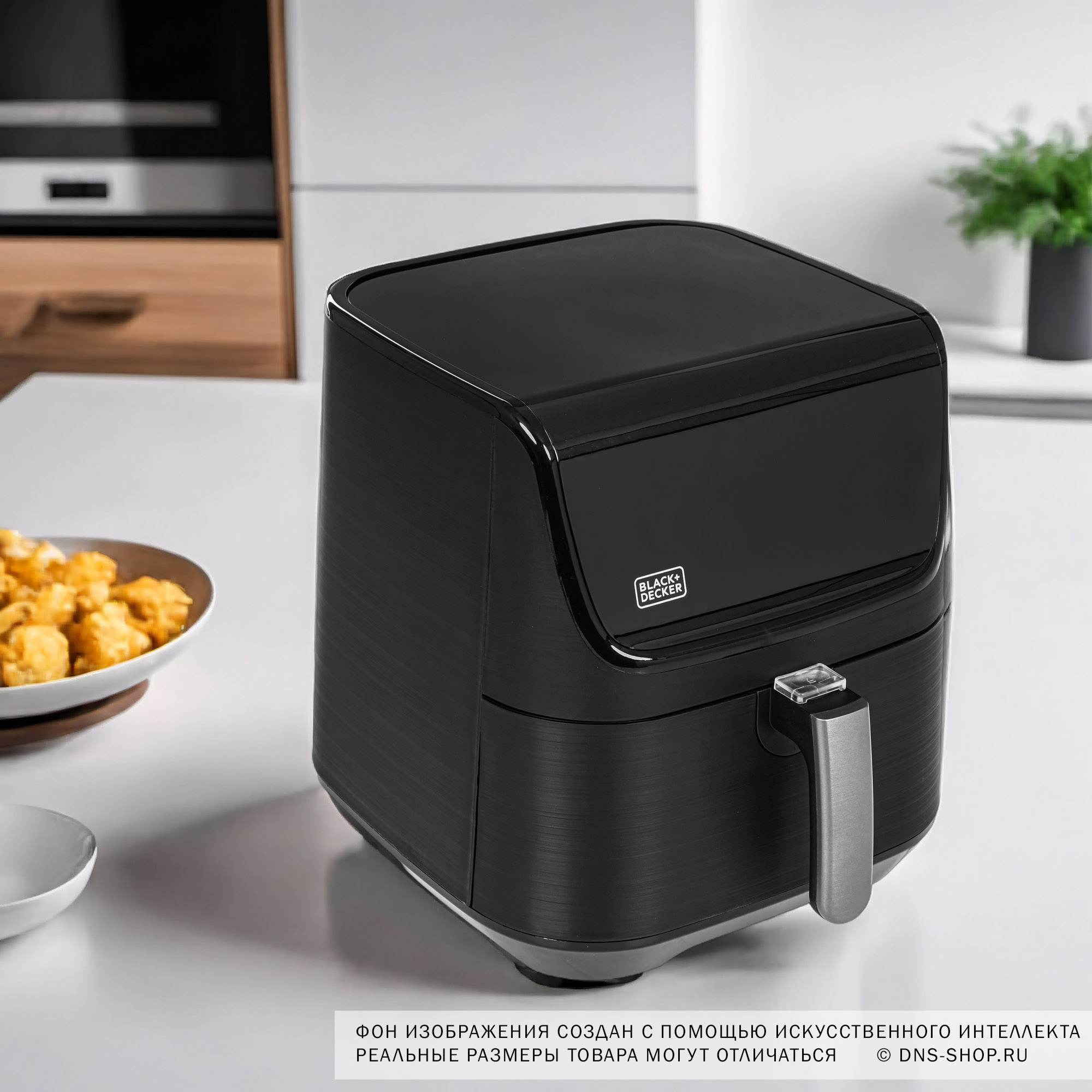 9056311 Аэрогриль Black+Decker BXAF5500E черный STDN-0051098 - Вид №7