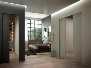 Scrigno Лакированная раздвижная дверь без косяков и наличников Trésor