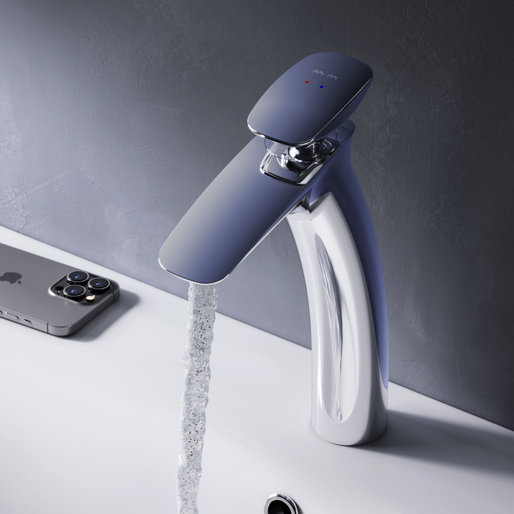 F70A92000 Spirit V2.0 смеситель д/умывальника высокий хром шт AM.PM Spirit 2.0  - Вид №1