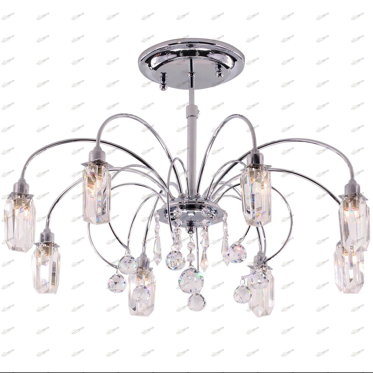 Потолочная люстра Citilux Калипсо Хром CL211181 CITILUX ДИЗАЙНЕРСКИЕ, КАЛИПСО ХРОМ 183060 Хром 