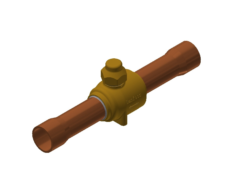 Danfoss GBCH — Запорные шаровые краны для CO2 90 бар GBC 12s H Кран запорный шаровой 009L7417  - Вид №11