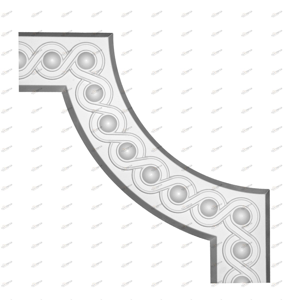 ЕВРОПЛАСТ 1.52.376 Угловой элемент 1.52.376 Пенополиуретан 