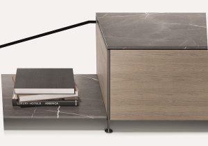 Шкаф для телевизора / шкаф из стали и дерева