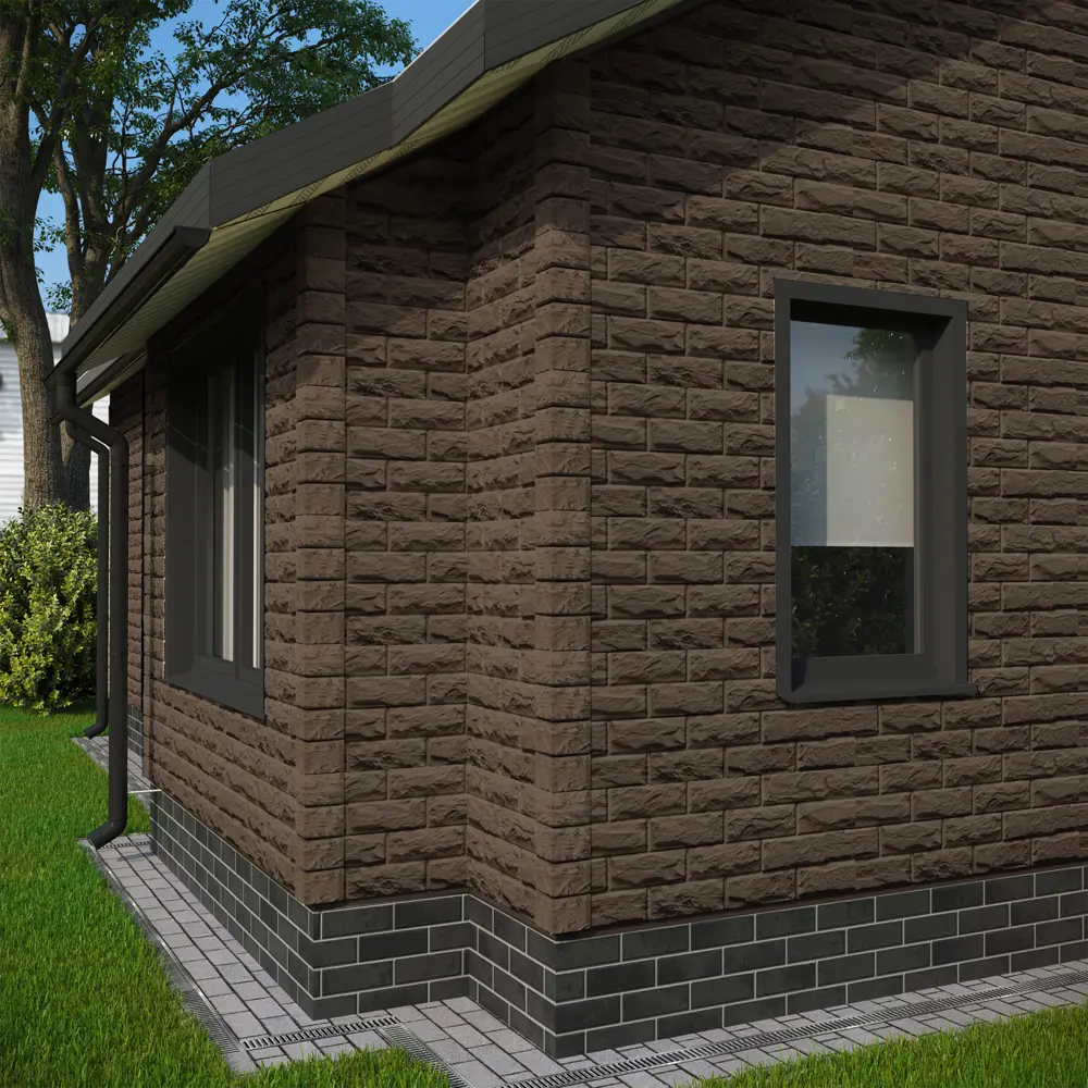 Угол наружный Docke Доломит цвет темно-коричневый DÖCKE STLM-2157942 - Вид №3