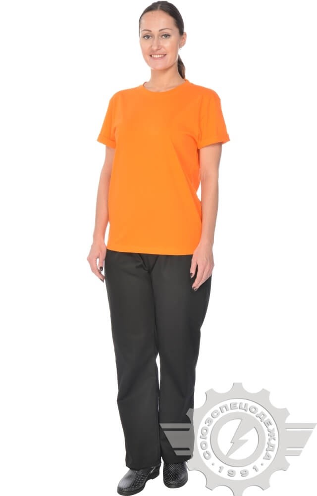 4958207 Футболка оранжевая  Одежда для официантов  размер 3XL(56-58) Спецодежда  - Вид №9