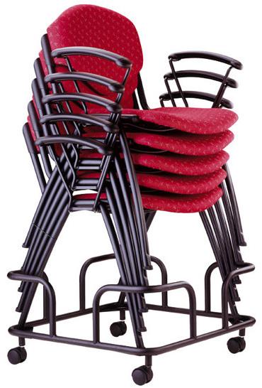 Ares Line Штабелируемый стул для конференций из ткани с клапаном Omnia contract sun-id-1380274 - Вид №2