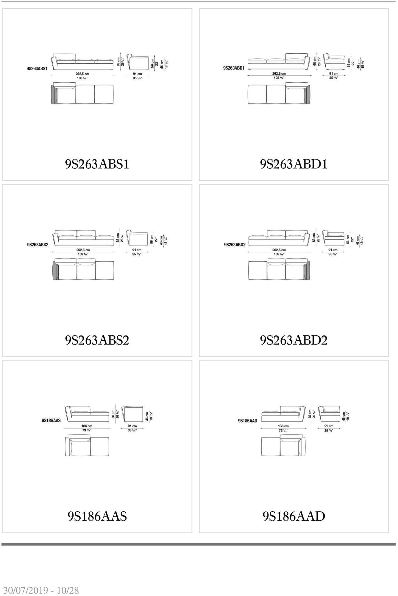 Maxalto Модульный тканевый диван с шезлонгом Solatium sun-id-1479911 - Вид №11