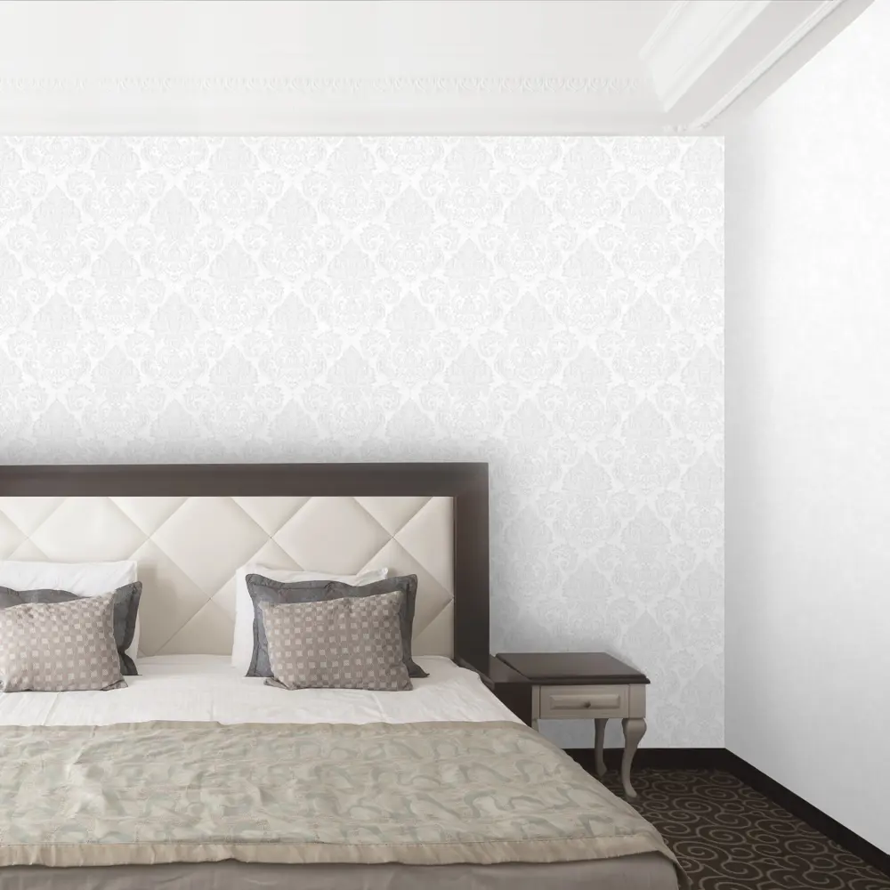 Обои флизелиновые Euro Decor Barocco серые 1.06 м 3700-7 STLM-2177462 - Вид №4