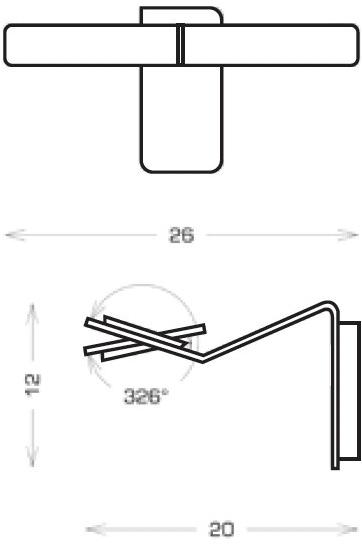 RIFRA Регулируемый настенный светильник из алюминия sun-id-1417537 - Вид №3