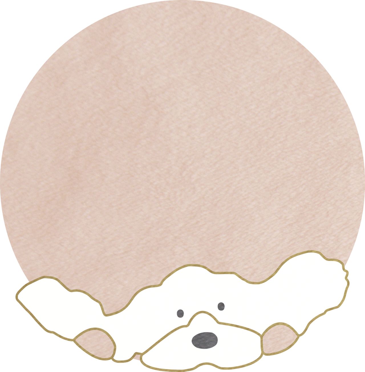 Круглый хлопковый коврик для детей Un Tapis à Paris Children ARCH-00005862 - Вид №1