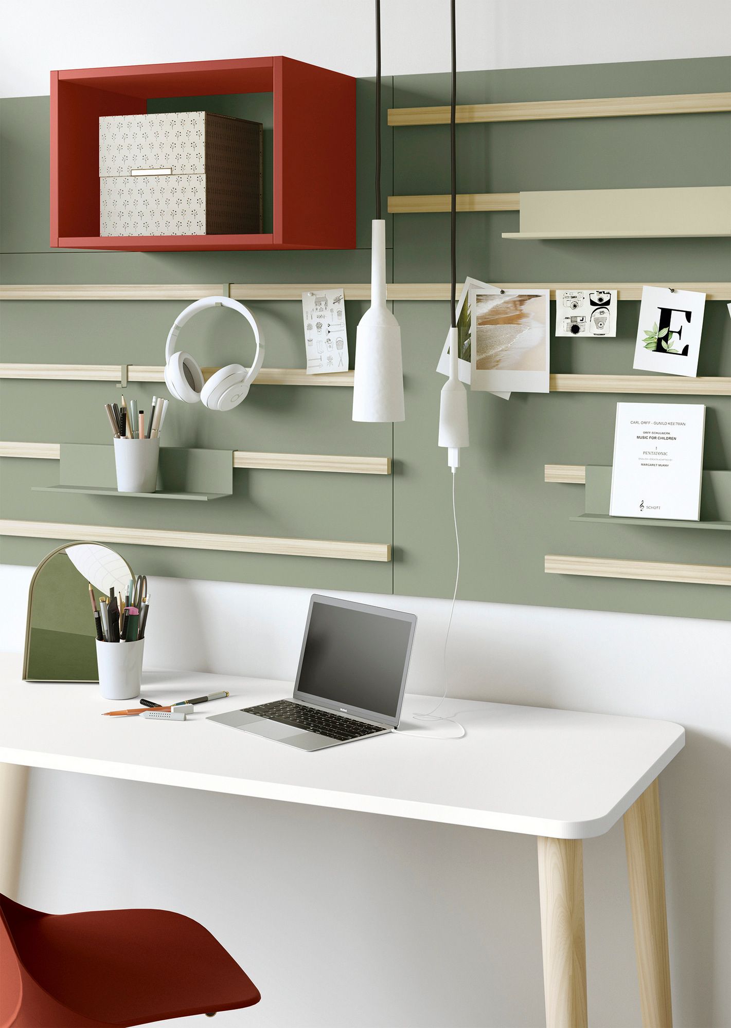 Деревянная спальня для мальчиков на заказ Colombini Casa Golf 2021 ARCH-00139237 - Вид №4