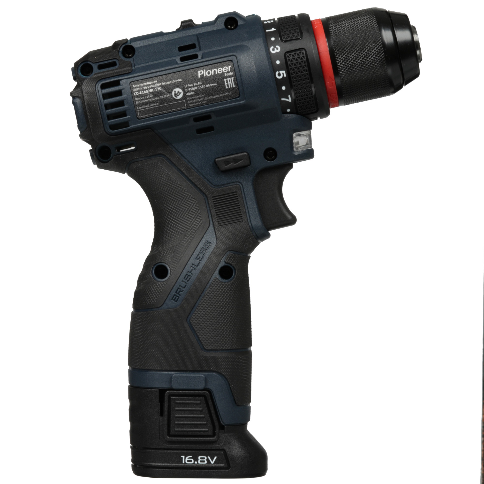 Дрель-шуруповерт Pioneer CD-E1602BL-12C 9297406 STDN-0094685 - Вид №2
