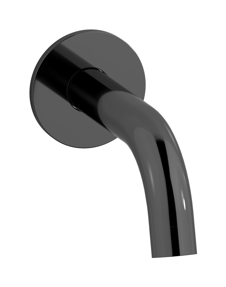 Настенный излив для ванны WE ARE IB mt327cf_23 Black Chrome MilanoTorino 