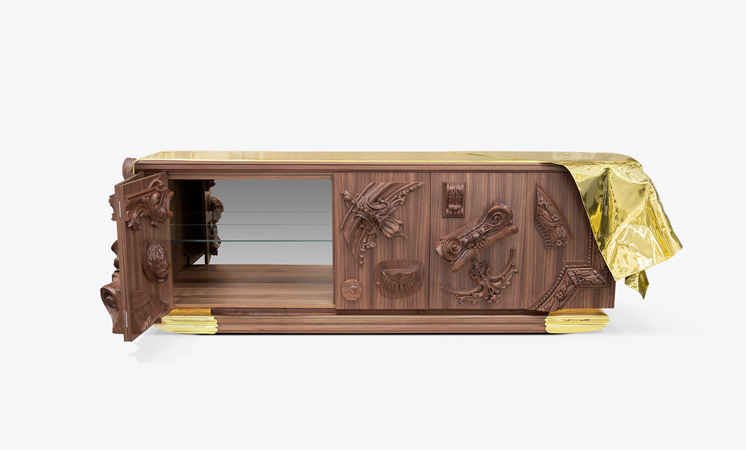 0-009 Буфет Voltaire из орехового дерева Boca Do Lobo  - Вид №14