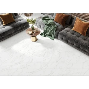 Глазурованный керамогранит Alma Ceramica Ava Calacatta 04 20x90 см 1.62 м² матовый цвет белый