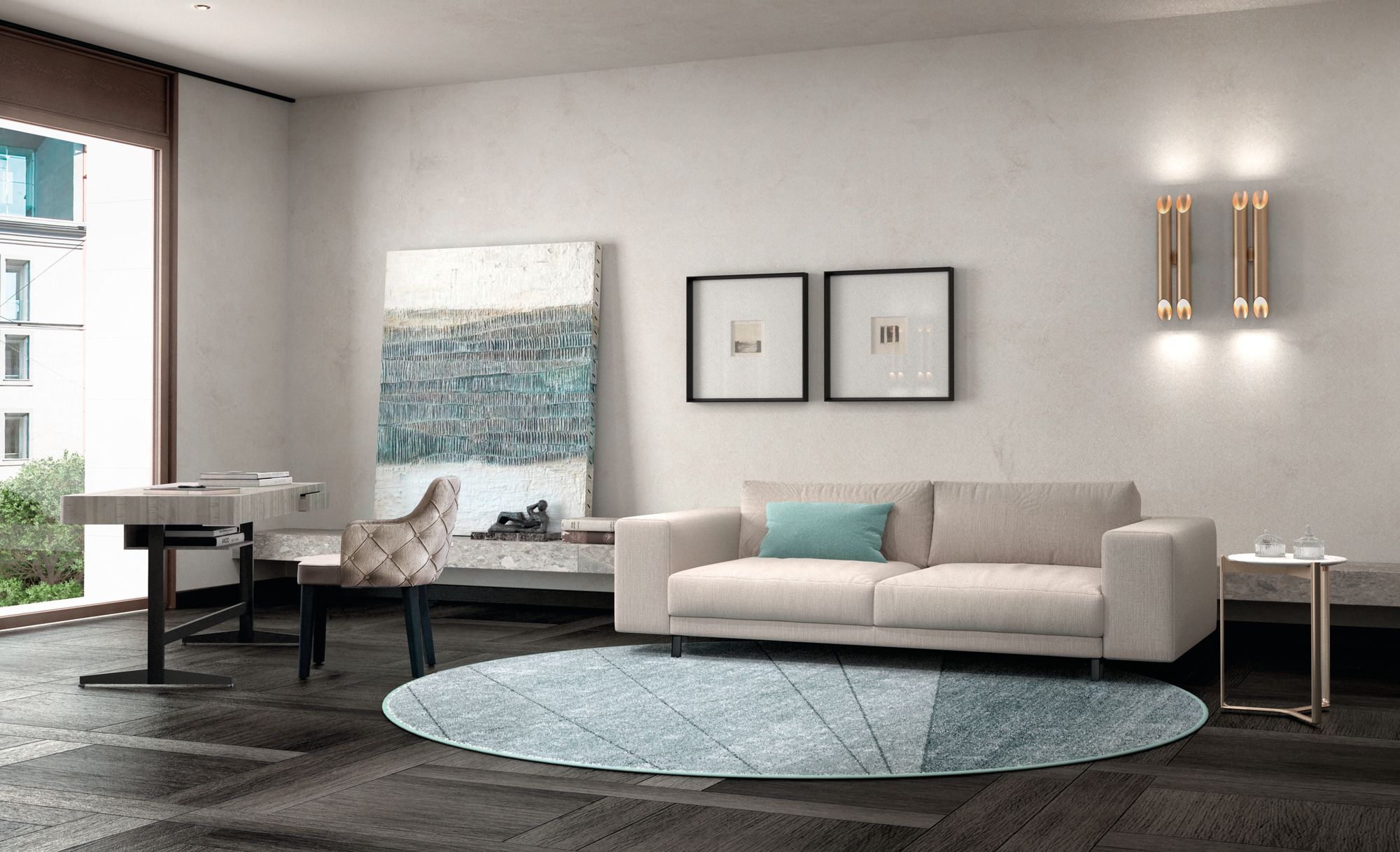 Светодиодный настенный светильник с жидким покрытием Casamilano Shard / RDX ARCH-00072943 - Вид №4