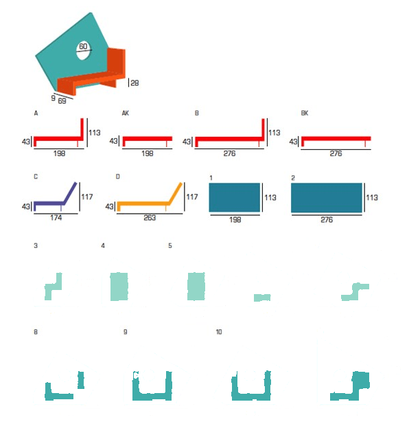 Adrenalina Модульный диван из ткани с высокой спинкой Micromega sun-id-1372793 - Вид №5
