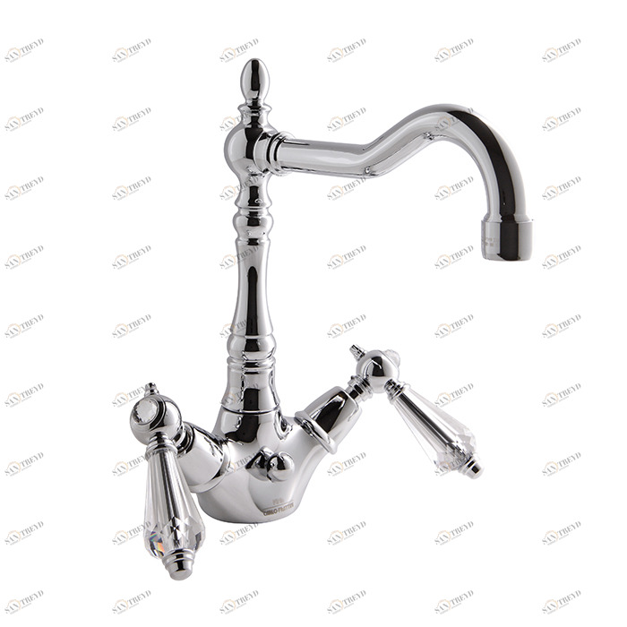 F5411C Cмеситель дл я раковины с вращающимся изливом FIMA CARLO FRATTINI Herend Chic 