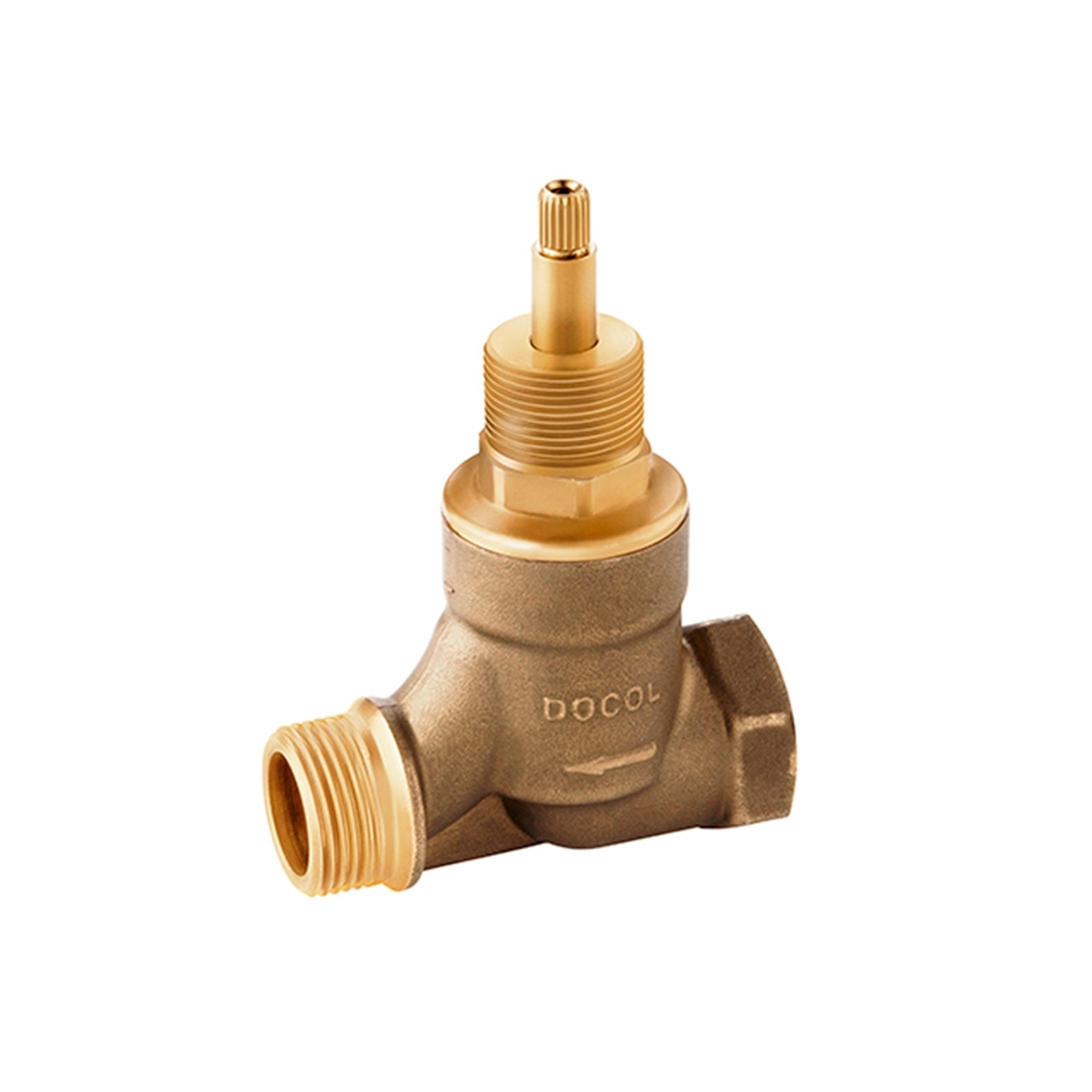 00698400 Керамический регистр 1/2 оборота по часовой стрелке направление открытия 1/2" Docol DOCOLBASE 