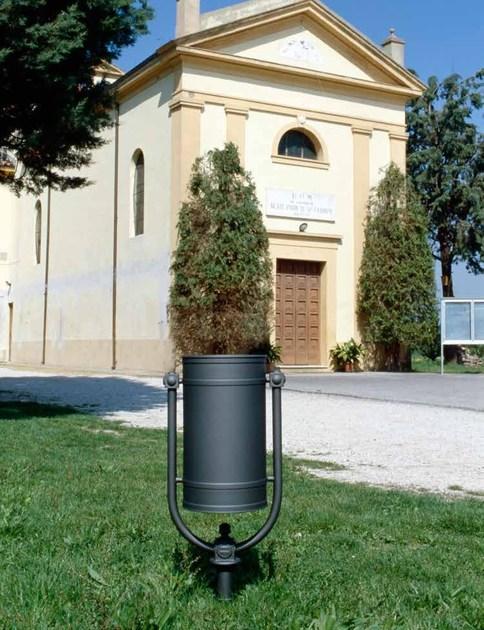 Neri Урна для мусора с крышкой для улицы Melia 2274, 2275  - Вид №4