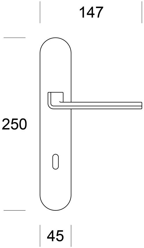 Ento Латунная ручка Edge 6140 - Вид №6
