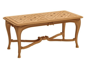 Прямоугольный садовый стол из тикового дерева