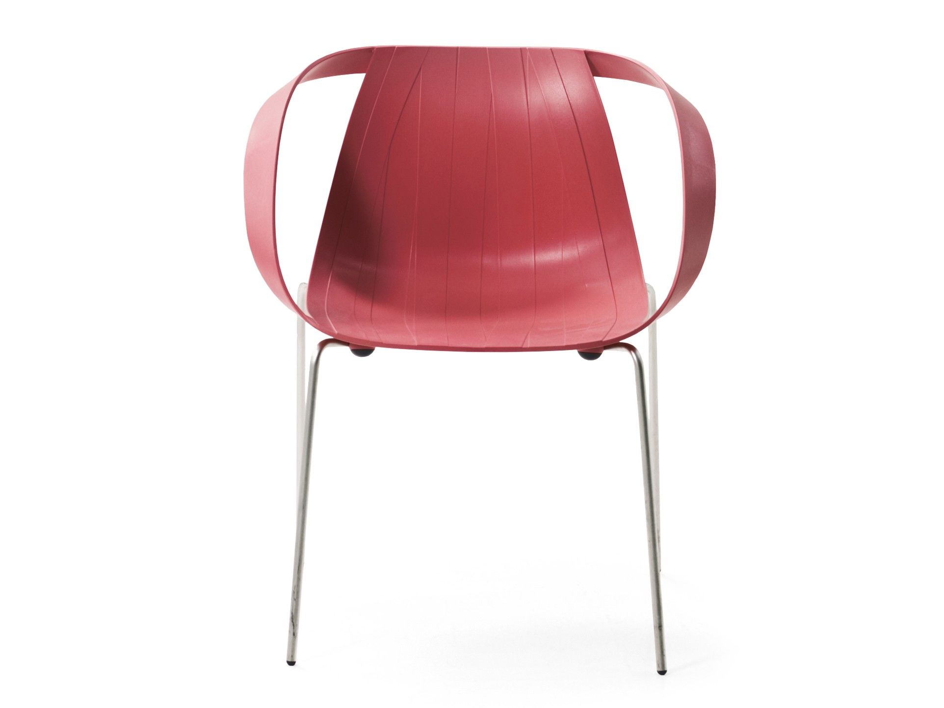 Штабелируемый стул из полипропилена с подлокотниками MOROSO IMPOSSIBLE WOOD ARCH-00138879