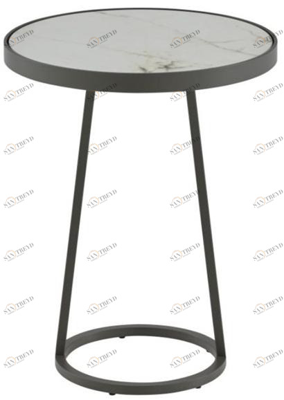 Ligne Roset Садовый столик круглый из стали  19980350 