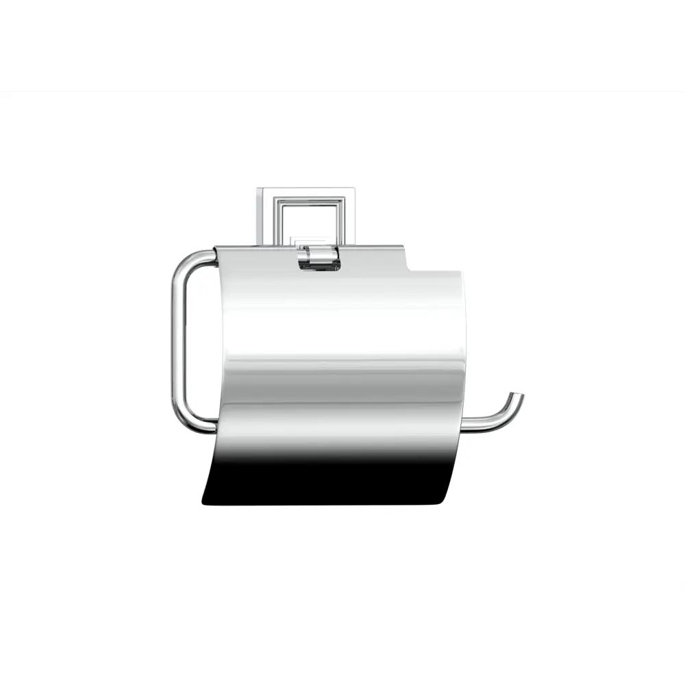 Держатель для туалетной бумаги Lemer Neoclassic с крышкой цвет хром Nclass STLM-2076633