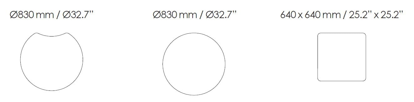 Круглый стол с деревянным откидным верхом Howe AS series ARCH-00098336 - Вид №15