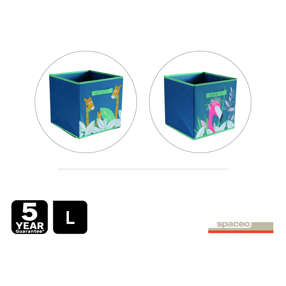Короб Spaceo Kub 310x310x310 мм 29 л полиэстер 600D цвет зеленый 82675763 STLM-2068138 - Вид №4