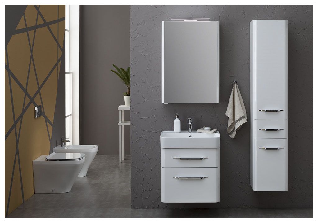Тумба с раковиной Aquanet Виченца 60 белый 0019625200196345 - Вид №4