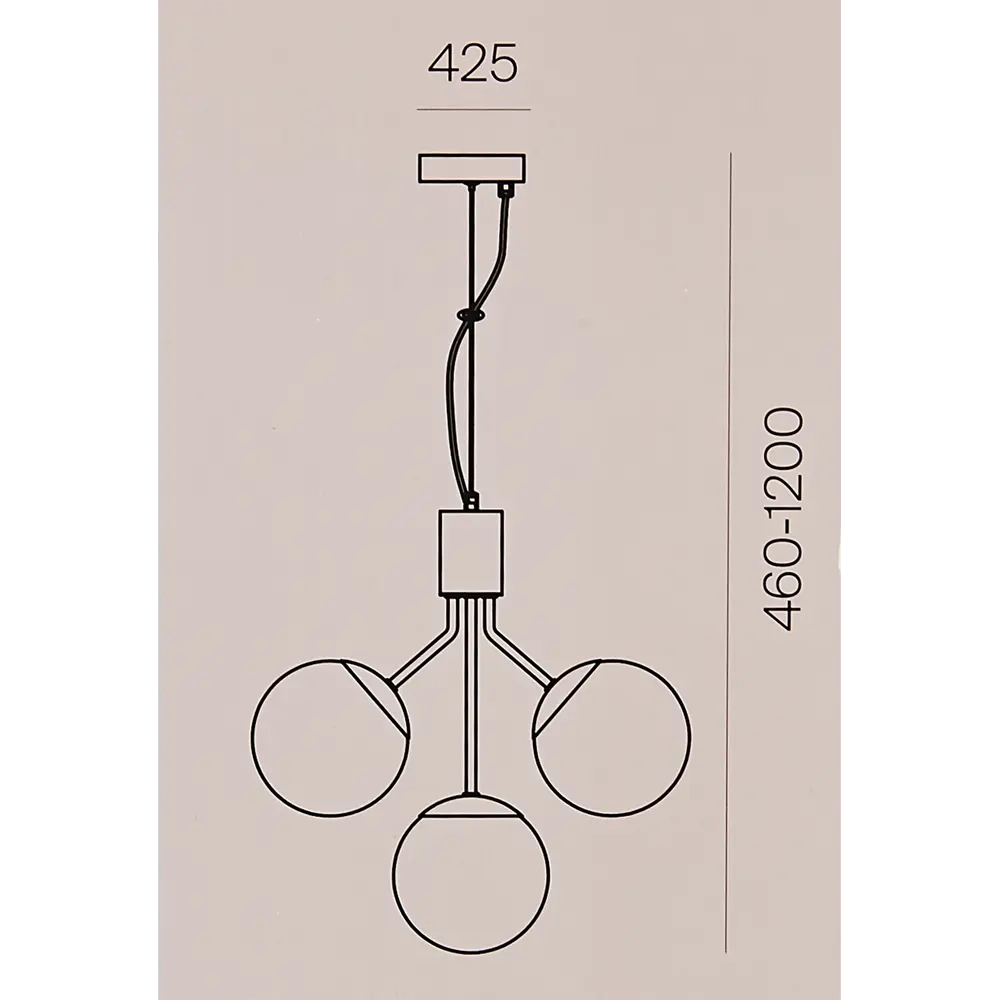 Freya Kokett — подвесная люстра с 4 шарами для современного интерьера 89400567 STLM-1569789 - Вид №10