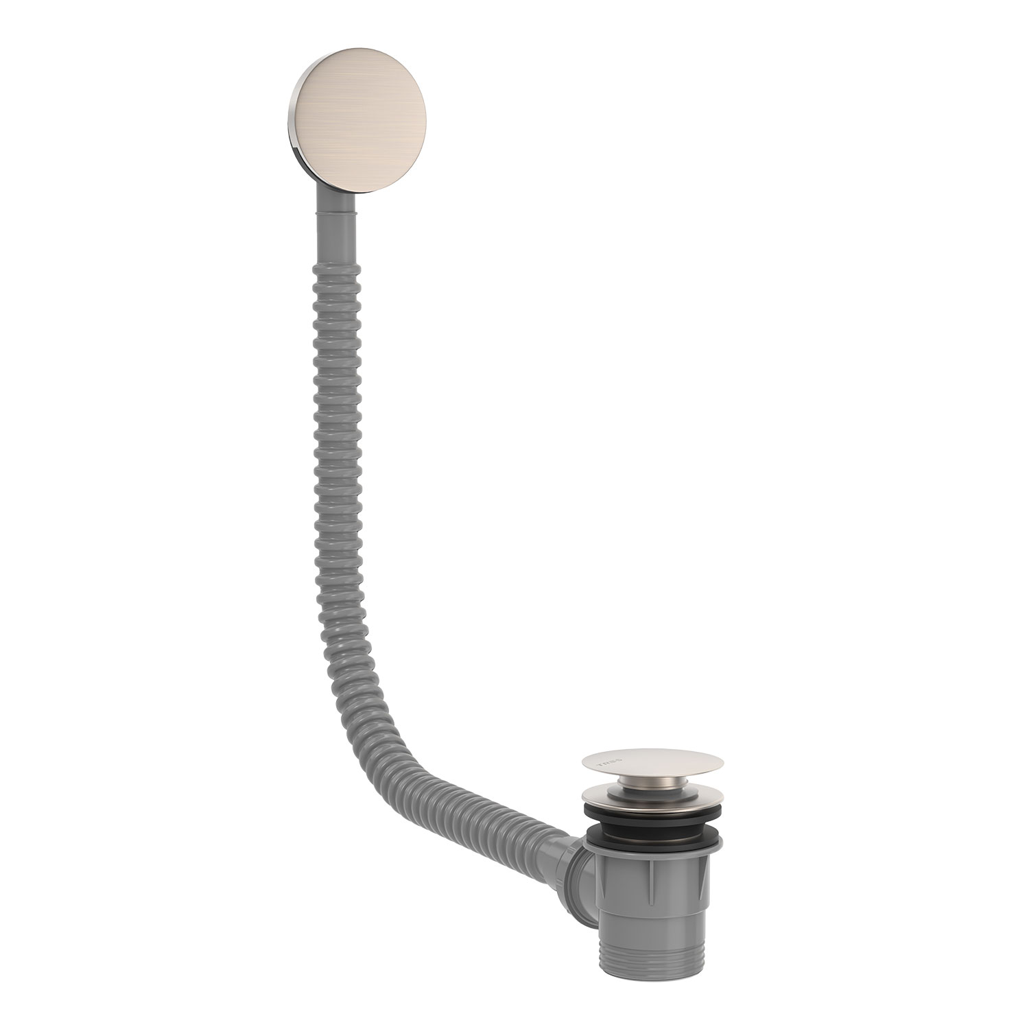 Сливной клапан Click-clack с переливом для ванны-03453420AC TRES Drain