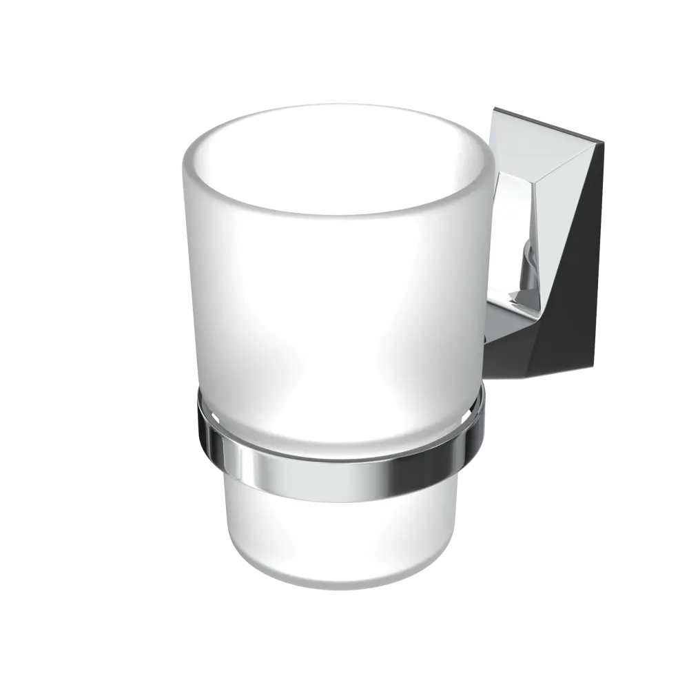 Стакан для зубных щеток Lemer Crystal стекло цвет прозрачный STLM-2133702