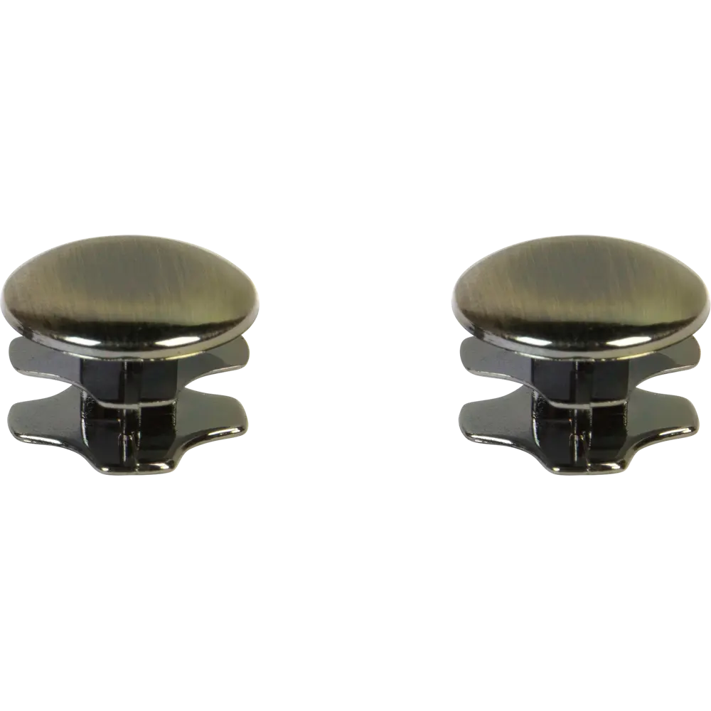 Заглушка рейлинга Delinia 1.6 см пластик цвет бронза 2 шт STLM-2063735