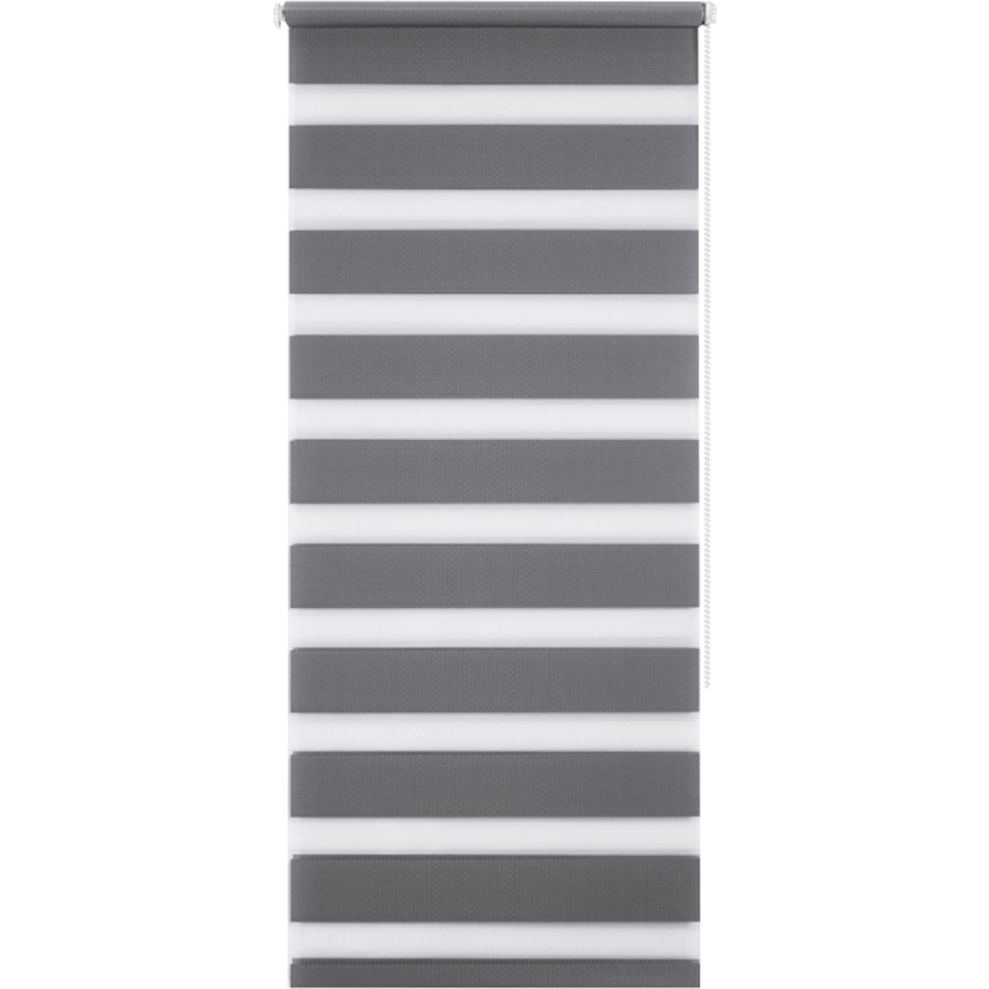 82614432 Штора рулонная день-ночь Miamoza Silver 40x160 см, цвет серый Santreyd 