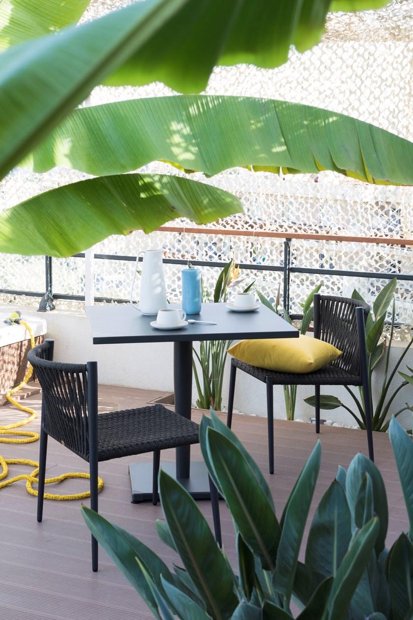 Unopiù Квадратный складной стол из алюминия Luce Luntaqu80g - Вид №3