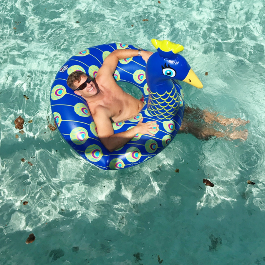 BMPF-PC Круг надувной peacock BigMouth  - Вид №2