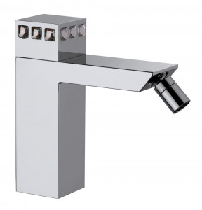 3P522 Смеситель для биде со сливом clic-clac и прогрессивным картриджем. Bongio Pure Glam