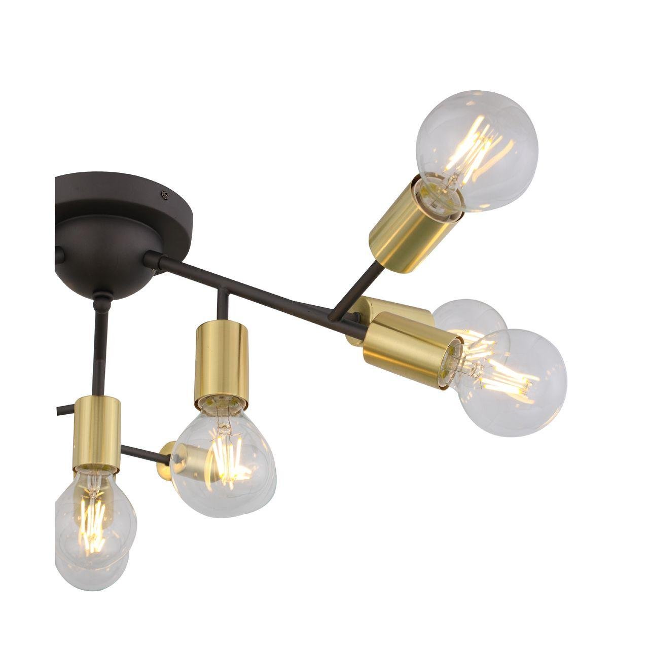 Потолочная светодиодная люстра ST Luce Foglione SL437.402.12 ST LUCE FOGLIONE 184543 Золотой  - Вид №1